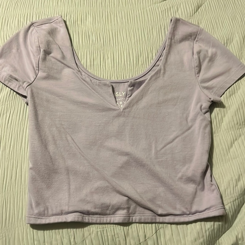 Purple Crop Top